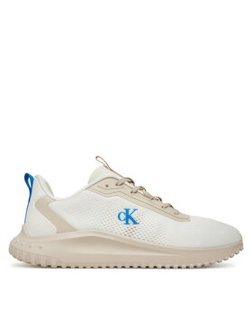 Calvin Klein Jeans Sneakersy Calvin Klein Jeans Eva Runner Mix Ny YM0YM01387 Bílá