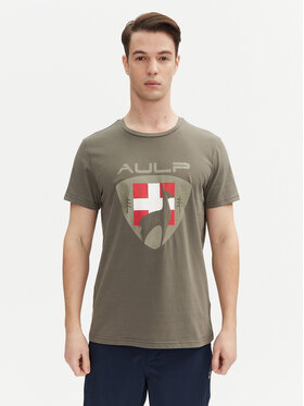 Aulp Aulp T-Shirt Roque Χακί Regular Fit