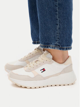 Tommy Jeans Tenisice Tommy Jeans Modern Runner Mix EN0EN03100 Bijela
