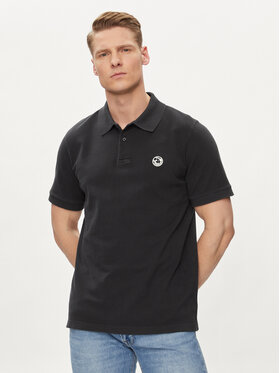 Save The Duck Save The Duck Поло Ovidio DR1213M-BATE18 Чорний Regular Fit