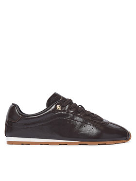 Tommy Hilfiger Sneakers Tommy Hilfiger Bella Sneaker Leather FW0FW09495 Braun