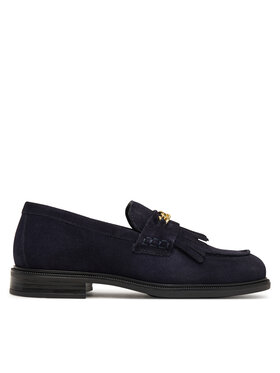 Tommy Hilfiger Loafers Tommy Hilfiger Th Chain Fringe Suede Loafer FW0FW09918 Azul marino