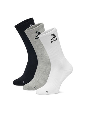 SHAQ Короткі шкарпетки Shaq AS_SHQ_H_001W_SS25 (3-PACK) Кольоровий