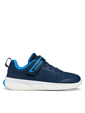 Geox Laisvalaikio batai Geox J Foot-Run Boy J65PDB 06K9J CF44D D Tamsiai mėlyna