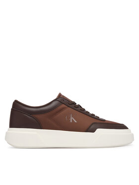 Calvin Klein Sneakers Calvin Klein Chunky Cups Laceup Ox Mix Mat HM0HM02326 Braun