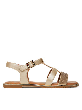 Tommy Hilfiger Sandale Tommy Hilfiger T3A2-33781-1372 S Auriu