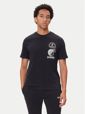 Napapijri Napapijri Camiseta S-Funes Ss NP0A88UA Negro Regular Fit