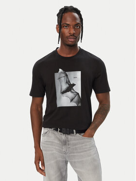 BOSS BOSS Camiseta Te_Being 50571288 Negro Regular Fit