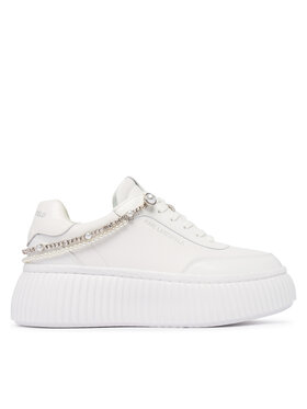 KARL LAGERFELD Laisvalaikio batai KARL LAGERFELD Kreeper KL42320P Balta