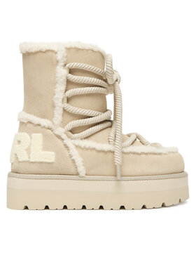 KARL LAGERFELD Cizme de zăpadă KARL LAGERFELD Skylar Ski KL49676 Bej deschis