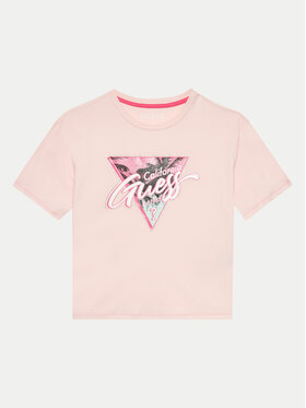 Guess Guess T-Shirt J4GI26 K6YW1 Ροζ Regular Fit