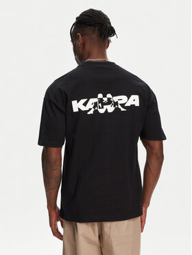 Kappa Kappa Camiseta Nyle 351S5GW Negro Regular Fit