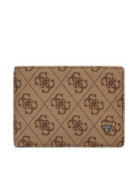 Guess Peněženka Guess SMMALL LEA27 Hnědá