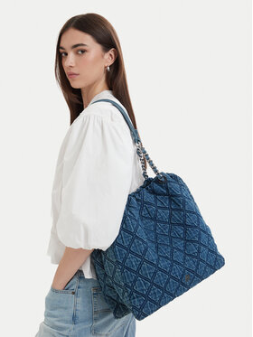 Tommy Hilfiger Torebka Tommy Hilfiger Th Feminine Tote Denim AW0AW18866 Niebieski