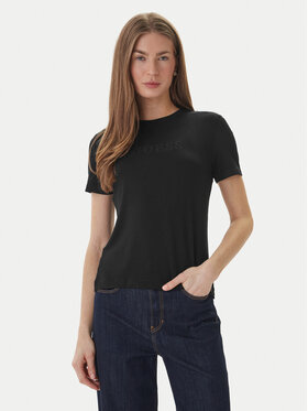 Guess Guess Футболка O6GI00 KBF92 Чорний Regular Fit