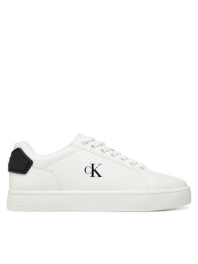 Calvin Klein Jeans Sneakersy Calvin Klein Jeans Classic Cupsole Ru Patch Lth YM0YM01297 Biały