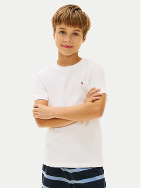 Tommy Hilfiger Tommy Hilfiger Conjunto de camisetas UK0UK00073 Blanco Regular Fit