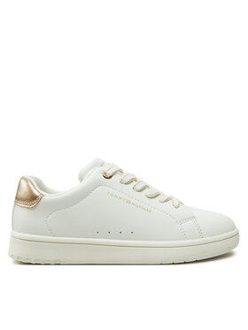 Tommy Hilfiger Tenisice Tommy Hilfiger Low Cut Lace-Up Sneaker T3A9-33736-1355 M Bijela