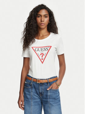 Guess Guess T-Shirt W1YI1B I3Z14 Weiß Slim Fit