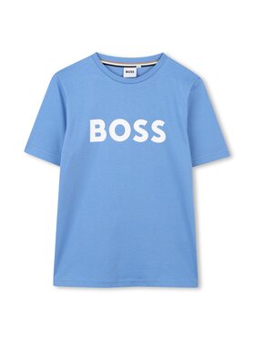 BOSS BOSS Marškinėliai J52030 D Tamsiai mėlyna Regular Fit