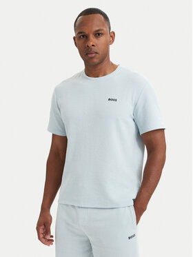 BOSS BOSS Camiseta Waffle 50535891 Azul claro Regular Fit
