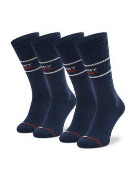 Tommy Hilfiger Garās zeķes Tommy Hilfiger 701218704 Tumši zils
