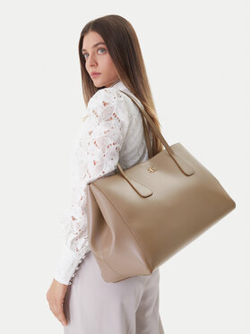 Calvin Klein Rankinė Calvin Klein Ck Snap Large Tote LV04F3502G Smėlio