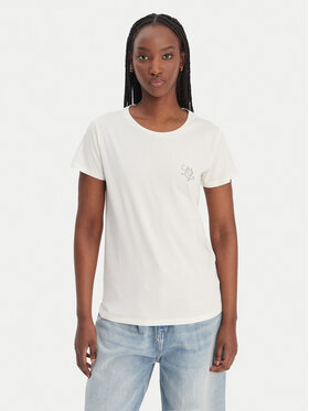 Liu Jo Sport Liu Jo Sport Camiseta TA6056 JS923 Écru Regular Fit