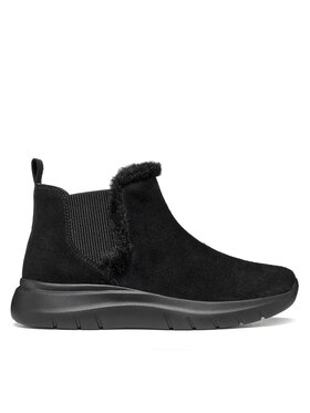 Geox Klassische Stiefeletten Geox D Plummery D66YNB 22 C9999 Schwarz