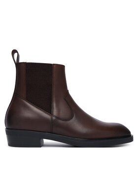 KARL LAGERFELD Škornji KARL LAGERFELD Dallas KL12646 Temno rjava