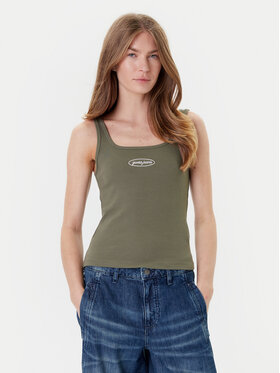 Guess Jeans Guess Jeans Top W5YP35 KA0H1 Kaki Regular Fit