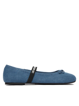 LOVE MOSCHINO Балетки LOVE MOSCHINO JA11121G1OJO5700 Голубий