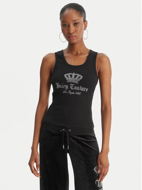 Juicy Couture Juicy Couture Top Gothic Crown JCBLV126807 Negro Slim Fit