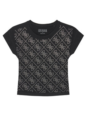 Guess Guess Футболка J5YI37 K6YW4 Чорний Regular Fit