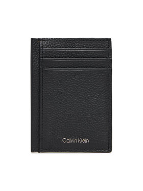Calvin Klein Custodie per carte di credito Calvin Klein Foil Emboss Ns Card Case LV04D1061G Nero
