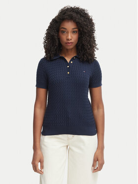 Tommy Hilfiger Tommy Hilfiger Poloshirt WW0WW41474 Dunkelblau Regular Fit