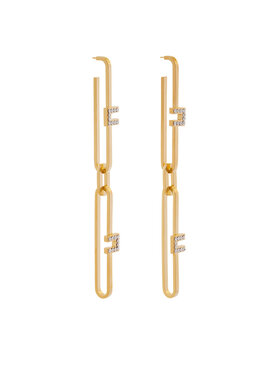Elisabetta Franchi Naušnice Elisabetta Franchi OR-12M-52E2-V260 Zlatna