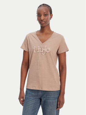 Liu Jo Sport Liu Jo Sport Camiseta TA6057 JS923 Beis Regular Fit