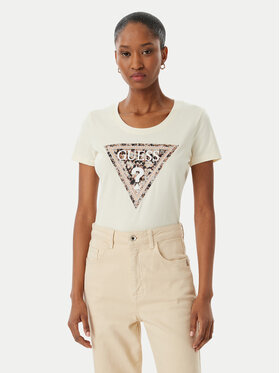 Guess Guess Футболка W6RI32 J1314 Écru Regular Fit