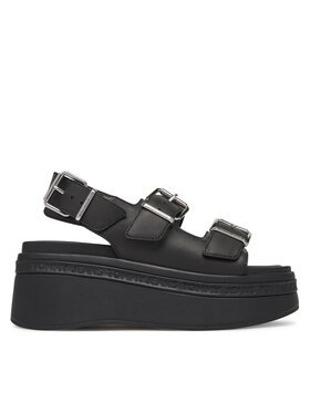 Tommy Jeans Basutės Tommy Jeans Tjw Wedge Sandal EN0EN02774 Juoda