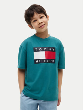 Tommy Hilfiger Tommy Hilfiger Camiseta Heritage KB0KB10340 Verde Regular Fit