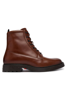 Tommy Hilfiger Ghete Tommy Hilfiger Corporate Casual Lth Boot FM0FM06174 Maro