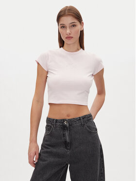 HUGO HUGO Футболка Dome_B 50537247 Світло-рожевий Cropped Fit