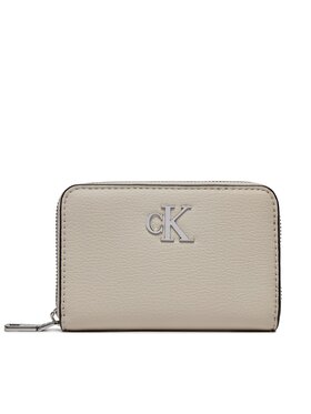 Calvin Klein Peňaženka Calvin Klein Minimal Monogram Med Za K60K611500 Béžová