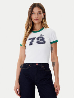 Levi's® Levi's® Camiseta Graphic Ringer A3523-0142 Blanco Slim Fit