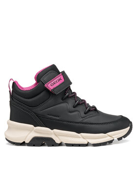 Geox Gležnjarji Geox J Flexyper Plus Girl B Abx J66NGD 0MEFU C0922 S Črna