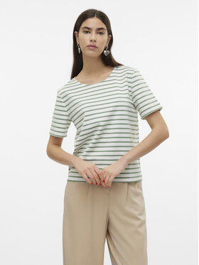 Vero Moda Vero Moda Póló Abby 10304716 Zöld Regular Fit