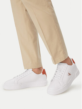 Calvin Klein Αθλητικά Calvin Klein Chunky Cupsole Laceup Lth YM0YM01344 Λευκό