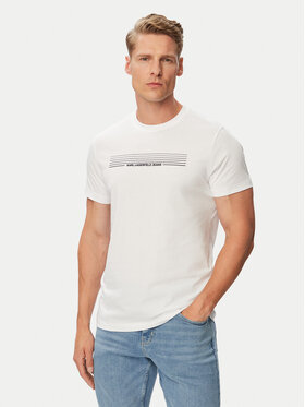 Karl Lagerfeld Jeans Karl Lagerfeld Jeans Camiseta B3M17001 Blanco Slim Fit