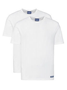 HUGO HUGO Conjunto de camisetas Naolo 50546933 Blanco Regular Fit
